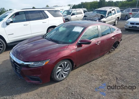 2020 Honda Insight Touring из США, поврежденный, VIN 19XZE4F9XLE004994